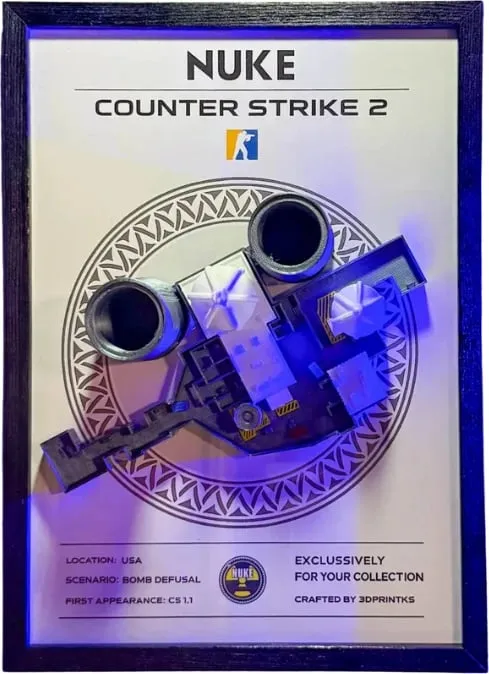 Kornizë CS2/CS:GO - 3D Map Nuke - 1