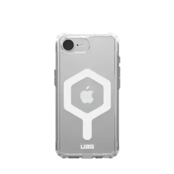 Mbulesë telefoni UAG Plyo me MagSafe për iPhone 16e, transparente, e bardhë