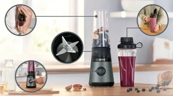Blender Bosch MMB2111S, 0.8 L, i hirtë - 15