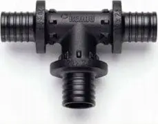 Tee reduktuese për tubacione Rehau Rautitan PX, PPSU, 20x16x20 mm
