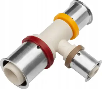 Tee reduktuese presimi Kan-therm PPSU, 25x20x20