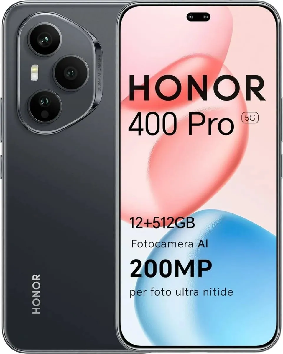 Celular Honor 400 Pro 12GB 512GB 5G Midnight Black - 1