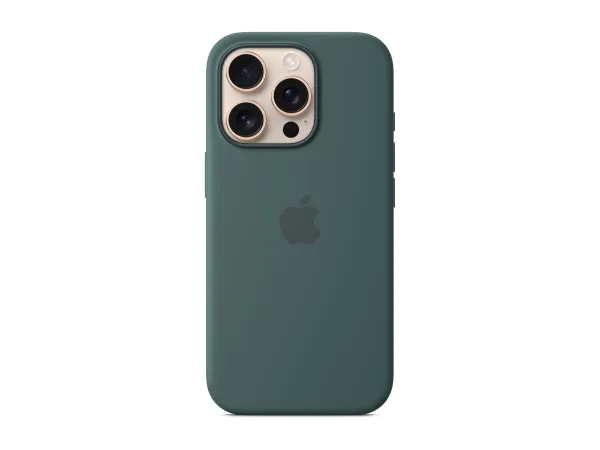 Apple iPhone 16 Pro - Silicone Case with MagSafe - Lake green - 1