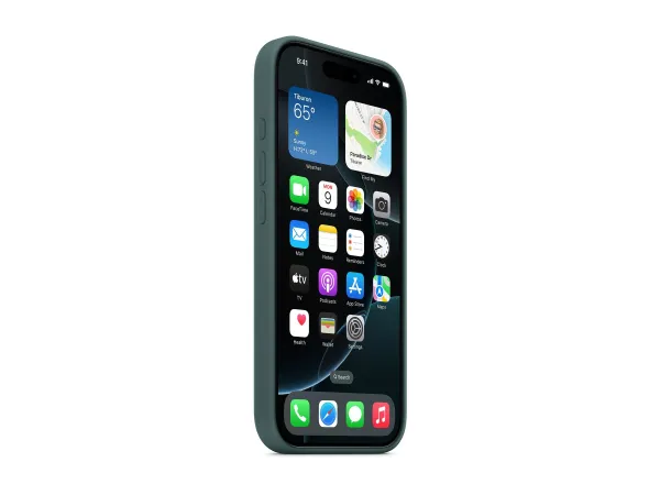 Apple iPhone 16 Pro - Silicone Case with MagSafe - Lake green - 2