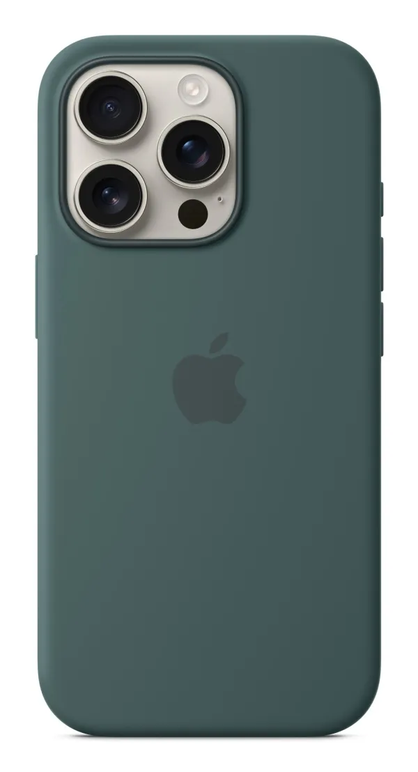 Apple iPhone 16 Pro - Silicone Case with MagSafe - Lake green - 3