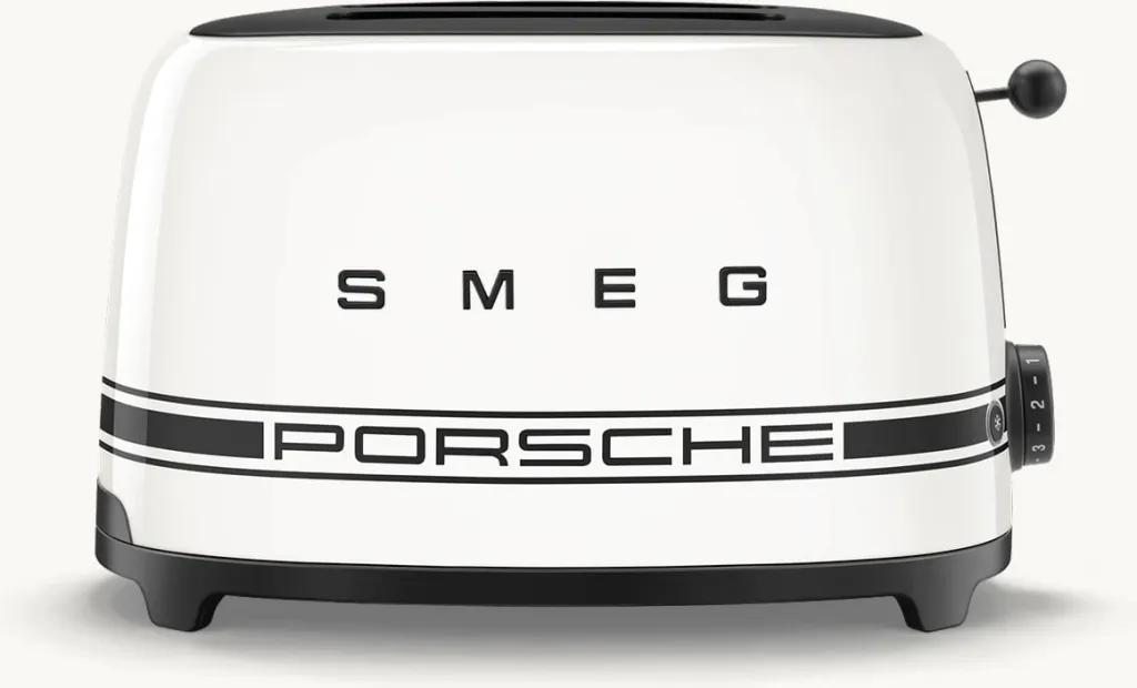 Thekëse buke SMEG X Porche TSF01PCWEU, e bardhë - 1