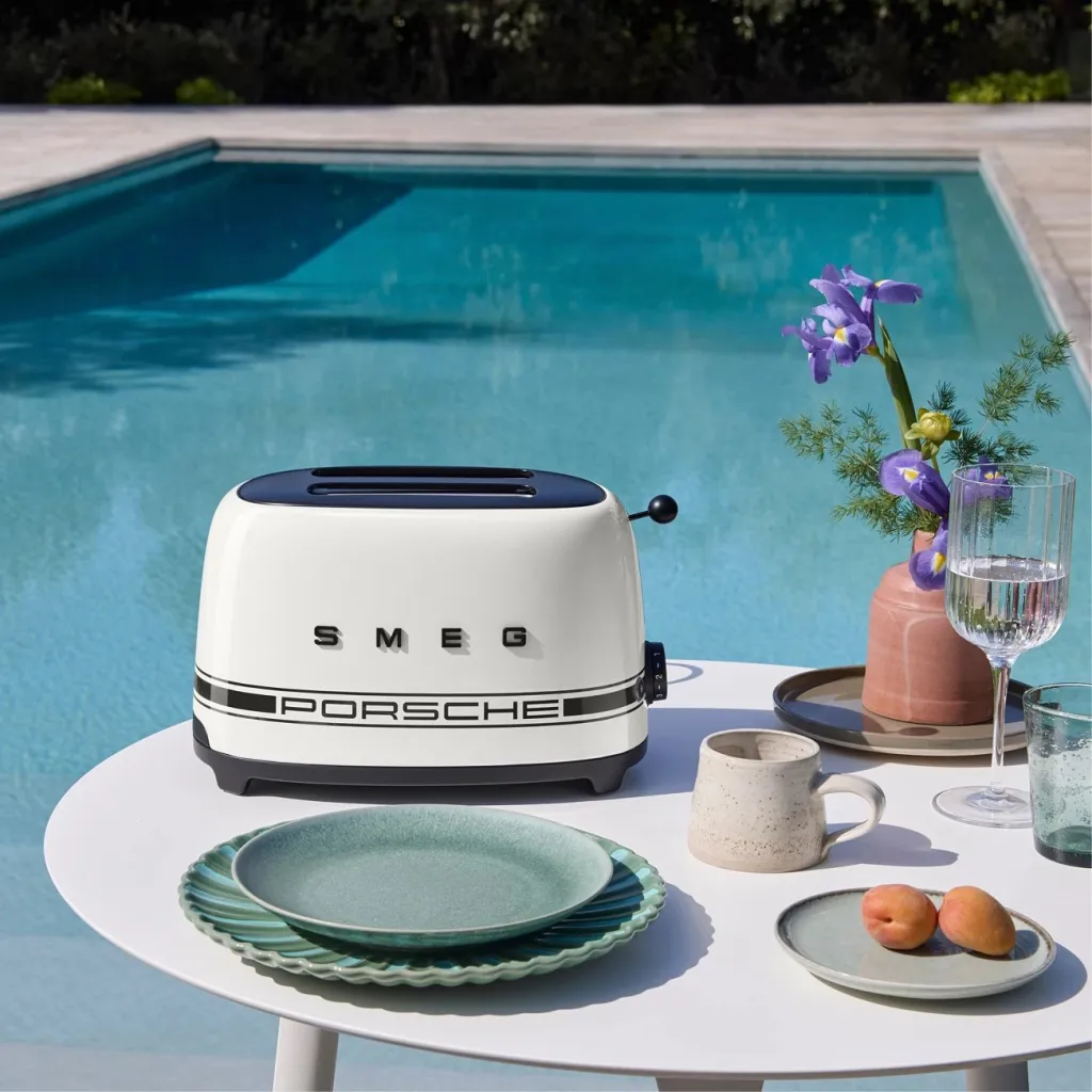 Thekëse buke SMEG X Porche TSF01PCWEU, e bardhë - 7