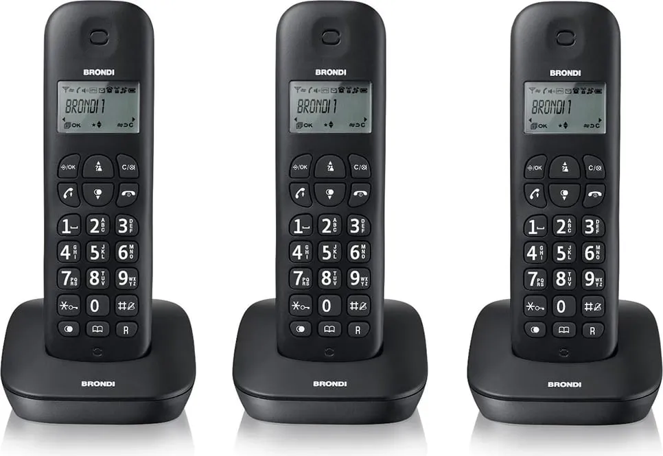 Telefon pa kabllo Brondi Gala Trio, i zi - 1