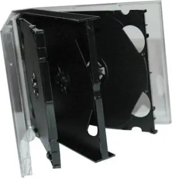 Kuti për CD DVD MediaRange, kapacitet 6 disqe, e zezë