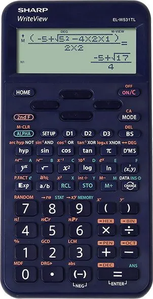 Kalkulator shkencor Sharp SH-ELW531TLBBL, ekran 4 rreshta, blu - 1