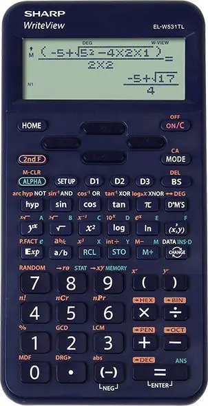 Kalkulator shkencor Sharp SH-ELW531TLBBL, ekran 4 rreshta, blu