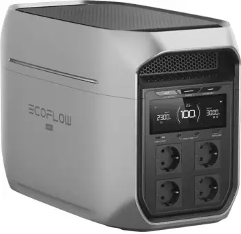 EcoFlow DELTA 3 Max Plus – Zgjidhje Energjetike Profesionale për Shtëpi & Biznes, kapaciteti: 2kWh, fuqia: 3000W, fuqia maksimale, X-Boost: 6000W, me mundesi zgjerimi me bateri shtese deri ne 10kWh