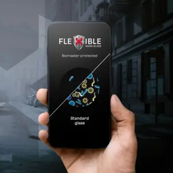 Xham mbrojtës Forcell Flexible Nano Glass, për Samsung Galaxy A55 5G, hibrid, transparent