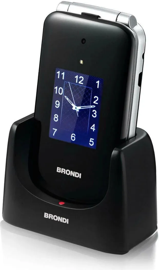 Celular Brondi Amico Supervoice, nero/silver - 1