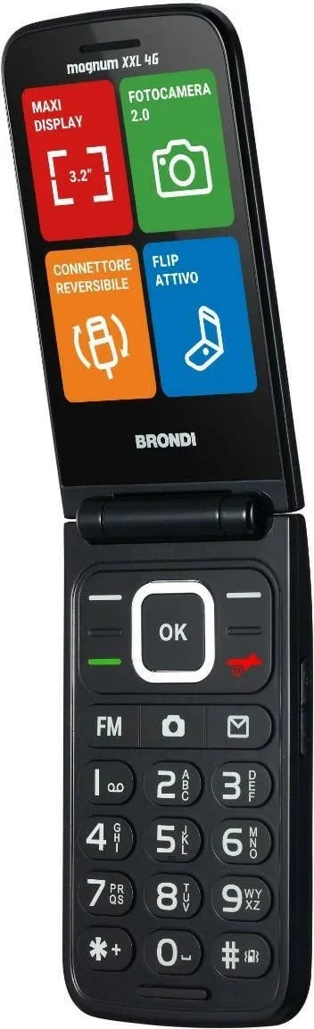 Celular Brondi Magnum XXL 4G Gunmetal Grey - 1