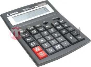 Kalkulator tavoline Canon WS-1210T, 12 shifra, ekran i madh, gri