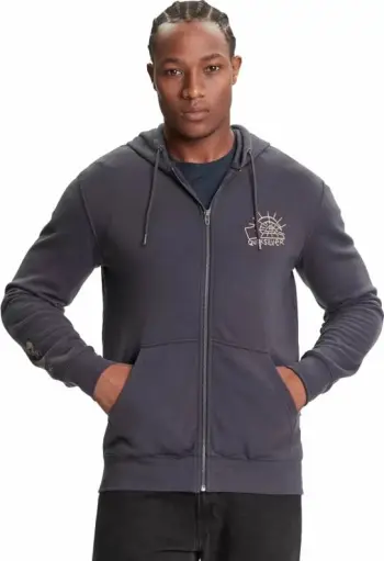 Duks me kapuq Quiksilver për meshkuj, navy blue