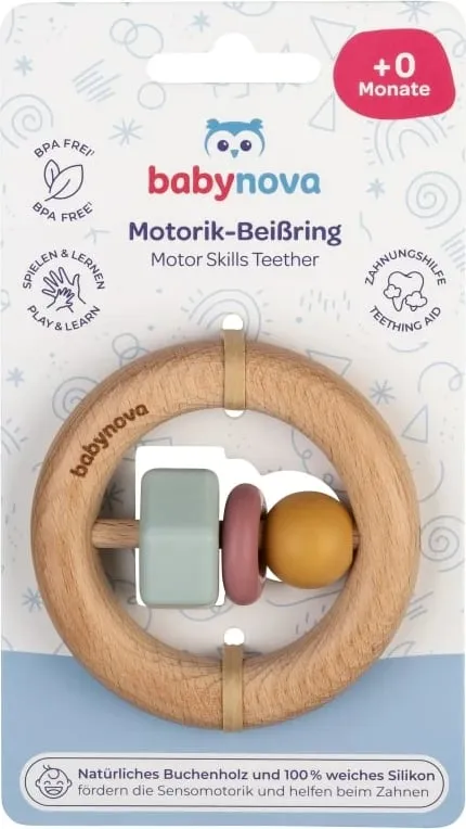 Unazë dhëmbësh për aftësi motorike Babynova - 2