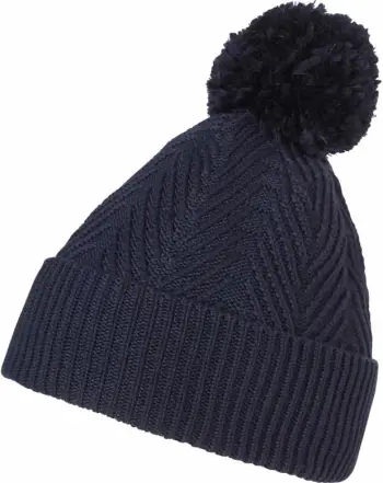 Kapelë e thurur Helly Hansen për femra, navy blue