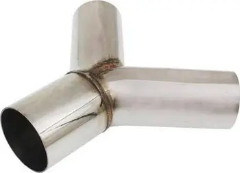 Tee shkarkimi 90° K2, 51mm 51mm, çelik inox 304, argjendtë