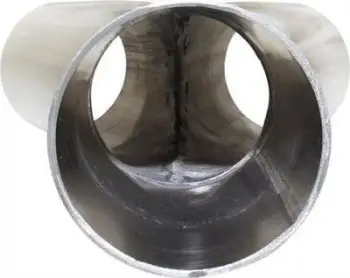 Tee shkarkimi TurboWorks 45°, 42mm 48mm, çelik inox 304