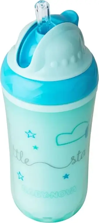 Tas termal me pip Baby Nova (6+ muaj), 250 ml, rozë