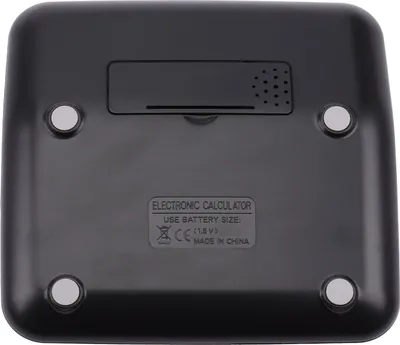 Kalkulator tavoline Genie 612BK, ekran i madh, i zi - 3