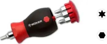 Set kaçavidash Boker Toolkit Allen 09BO701, kompakt, dorezë praktike, gri