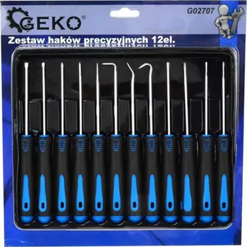 Set kaçavidash dhe çelësash imbus GEKO, 12 pjesë