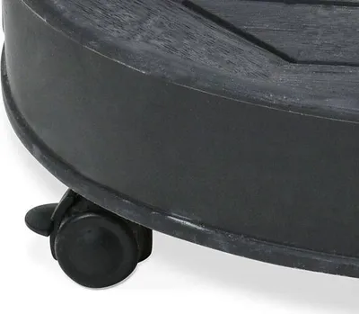 Bazë rrethore për çadër dielli EDA, beton, 27kg, gri - 3