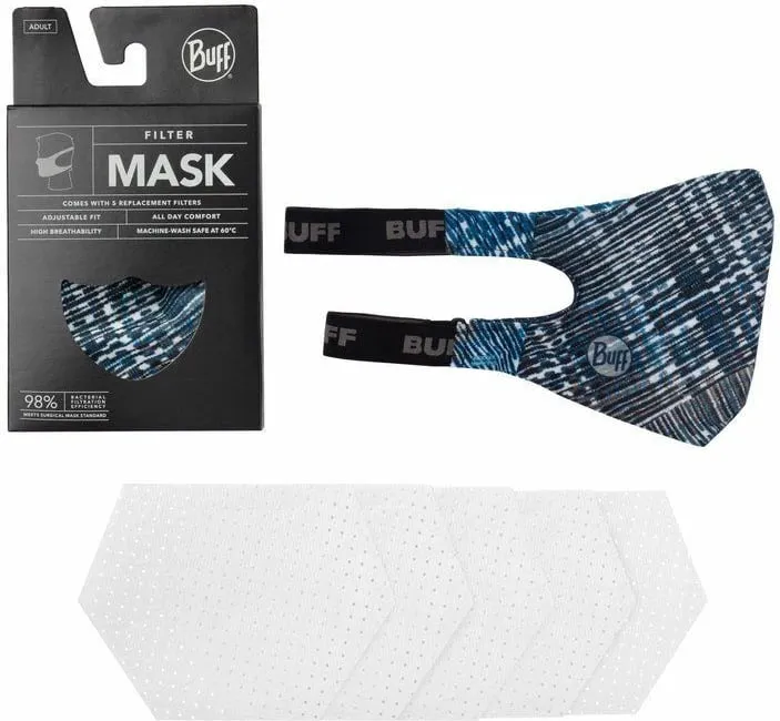 Maskë filtruese Buff, unisex, azir multi - 7