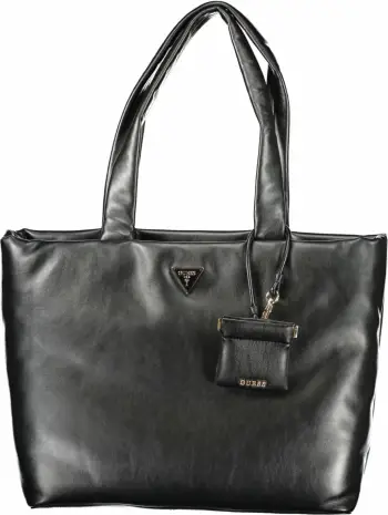 Çantë femrash GUESS JEANS Sunetra, e zezë