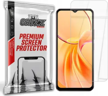 Xham mbrojtës hibrid Grizz HybridGlass 9H për Vivo Y77t, transparencë e lartë