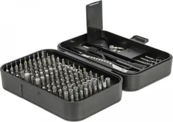 Set kaçavidash precize DeLOCK 64167, magnetizues i integruar, në kuti plastike
