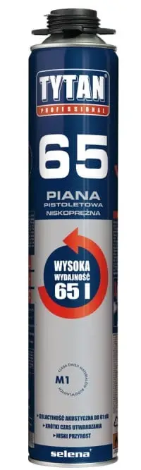 Shkumë montimi TYTAN 65, 750ml, presion i ulët, për pistoletë