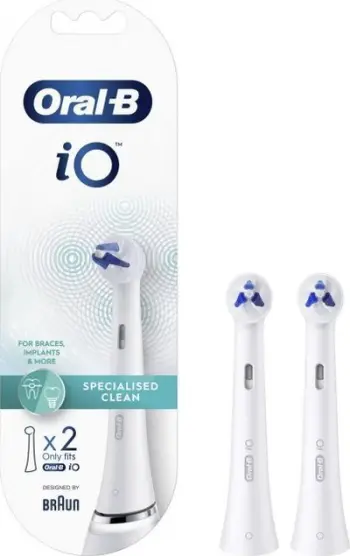 Kokë furçe dhëmbësh Oral-B iO Specialised Clean EB2, komplet 2 copë, e bardhë