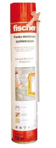 Shkumë montimi verore Fischer, poliuretani, 0.75L