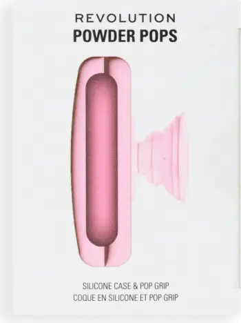 Revolution Powder Pops Silicone Case & Pop Socket- Pink