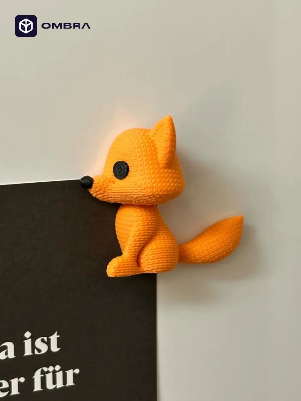 Knitted Fox Fridge Magnet - e Portokallt - 1