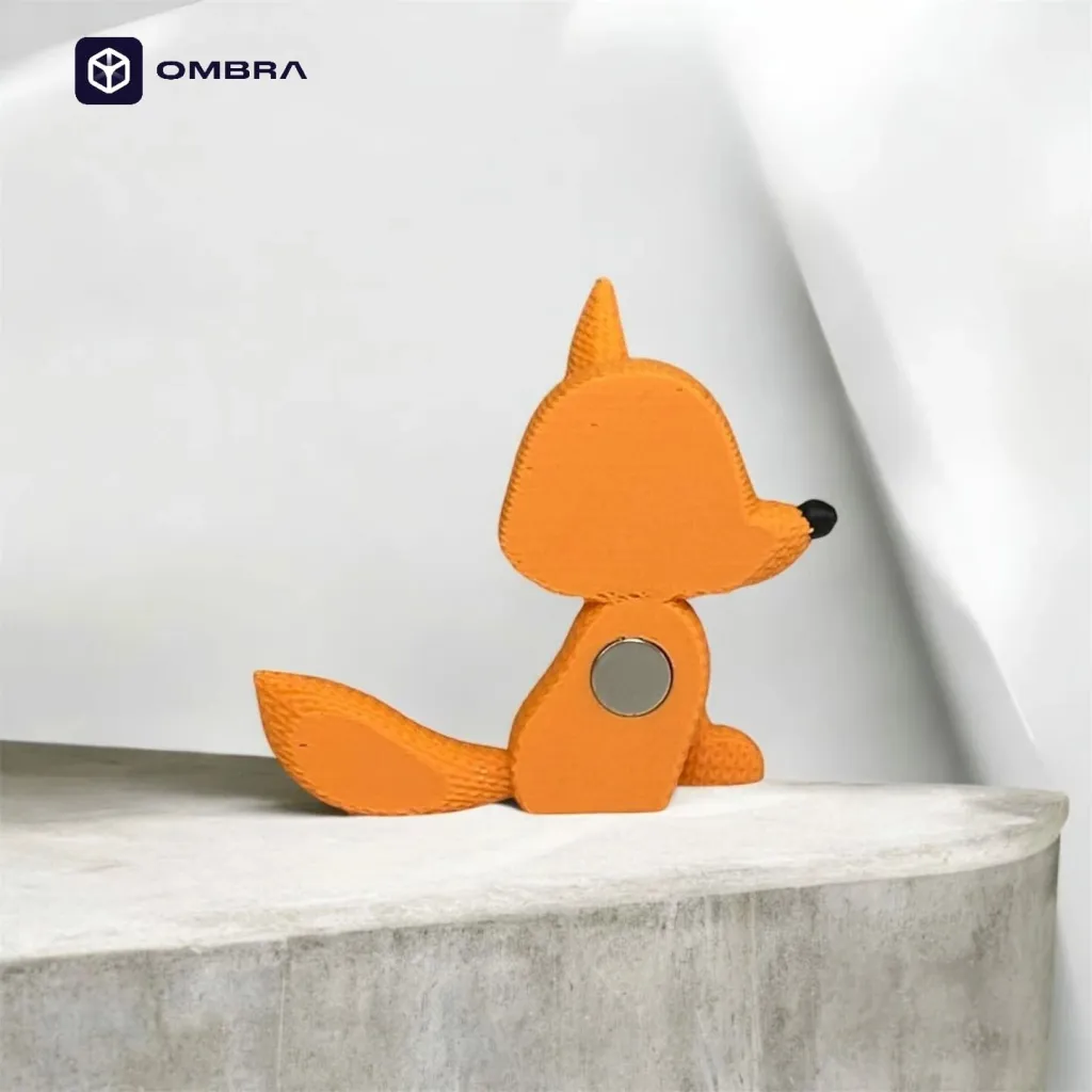 Knitted Fox Fridge Magnet - e Portokallt - 2