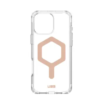 Mbulesë UAG Plyo Series për Apple iPhone 16 Pro Max, me MagSafe, transparente Ice Rose Gold