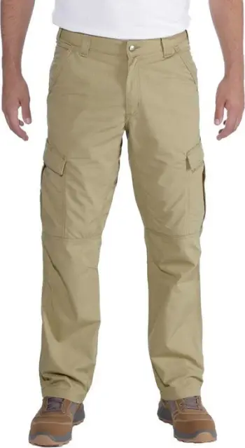 Pantallona pune Carhartt Force Ripstop Cargo për meshkuj, relaxed fit, dark khaki