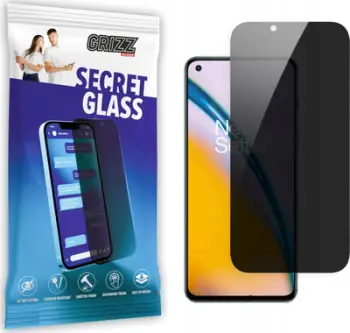 Xham mbrojtës Grizz SecretGlass për OnePlus Nord 2 5G, hibrid, privatësi, mat