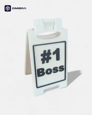 Tabelë “#1 BOSS” - e bardhe