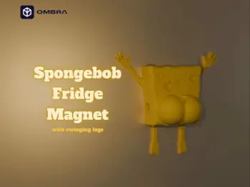 Spongebop Fridge Magnet - E verdhe