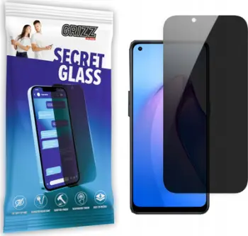 Xham mbrojtës Grizz SecretGlass për Oppo Reno 8z 5G, efekt privatësie, transparencë e lartë