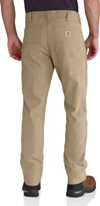 Pantallona pune Carhartt Rigby Dungaree Slim Tapered, 36, pambuk elastik, ngjyrë kaki e errët
