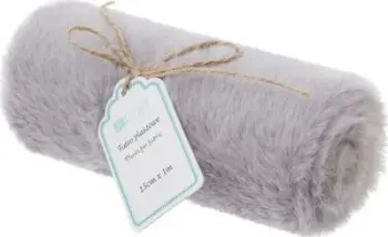 Copë pëlhure pellushi DP Craft Plush Fur, 15cm x 1m, gri