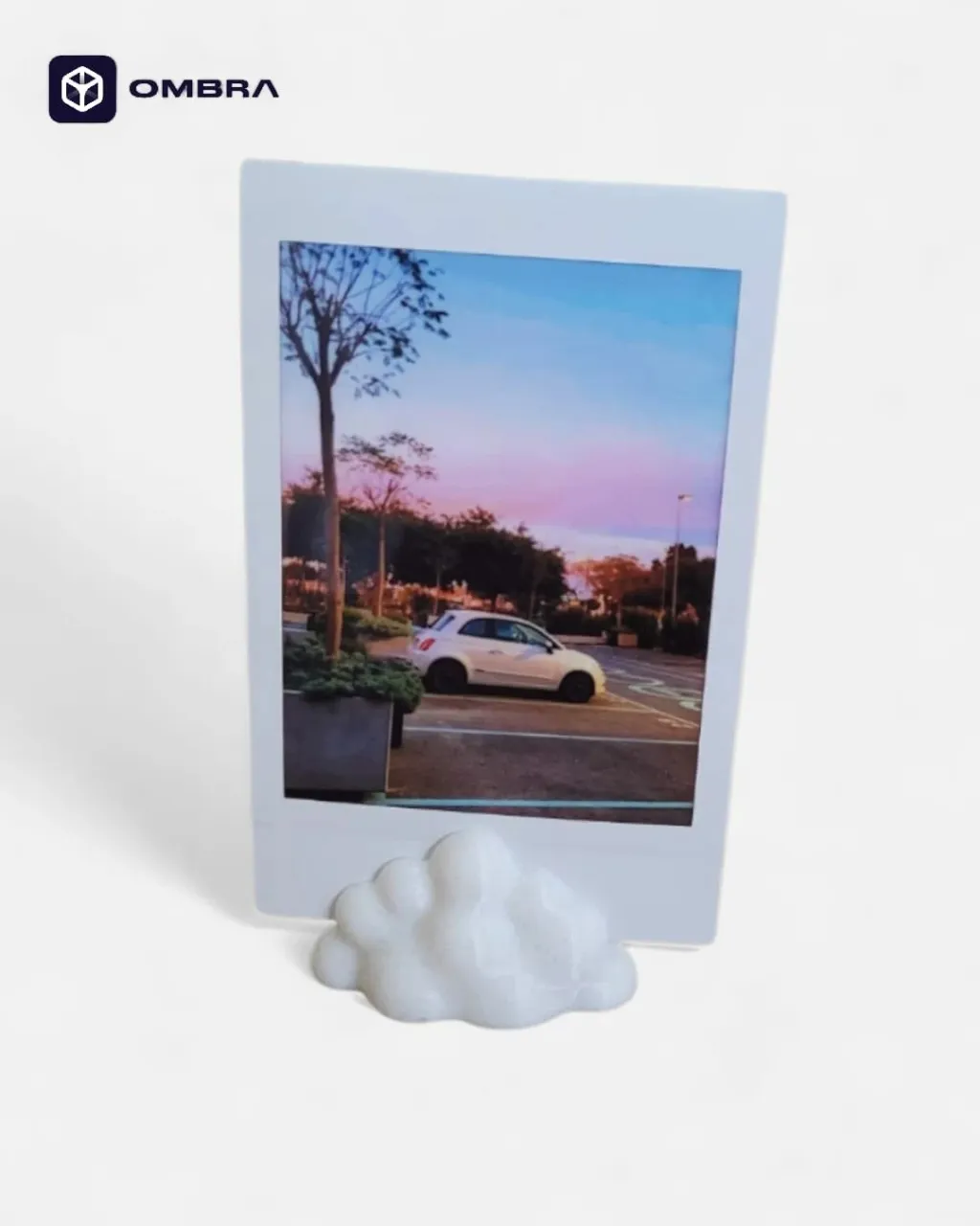 Mbajtëse Fotosh “Cloud” – Set 2 Copë e bardhe - 1