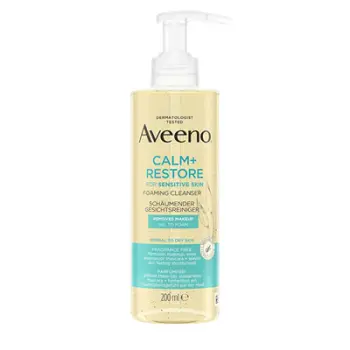 Shkumë pastrues për fytyrë Aveeno, 200 ml
